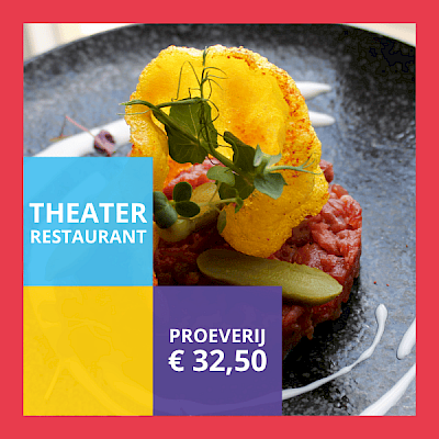 Theaterrestaurant Proeverij bij de voorstelling Previewavond