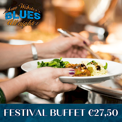 Festival Buffet 17.45 - 18.45 bij de voorstelling Sean Webster's Blues All-Nighter