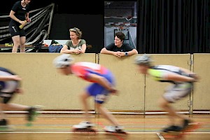 Skeeleren voor de olympische spelen in De Meenthe