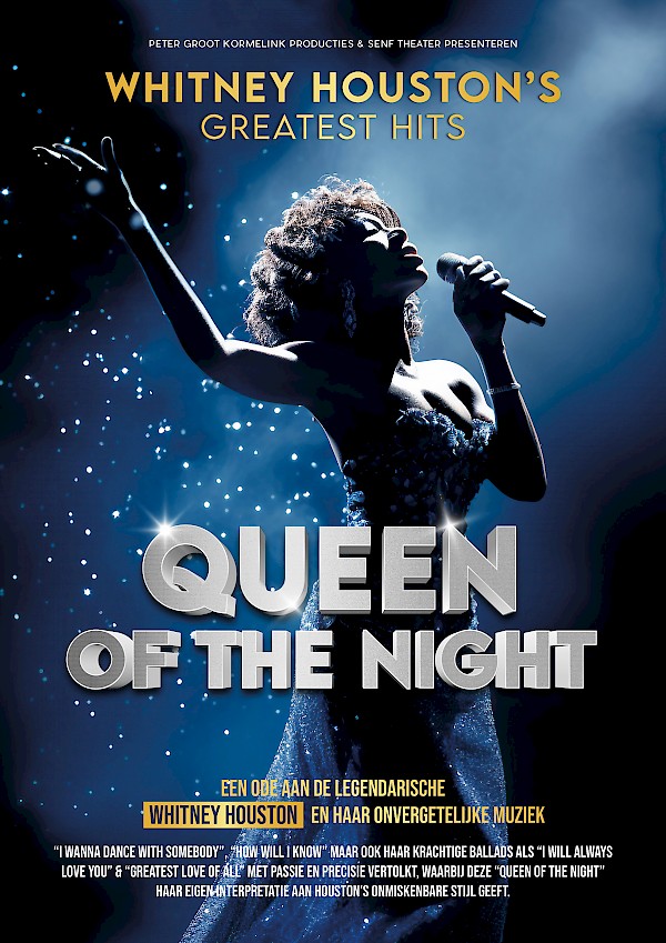 Queen of the Night - Whitney Houston's Greatest Hits komt naar Rabo Theater De Meenthe Steenwijk
