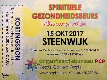 Rabo Theater De Meenthe - Spirituele gezondheidsbeurs - 15 oktober 2017 - Steenwijk